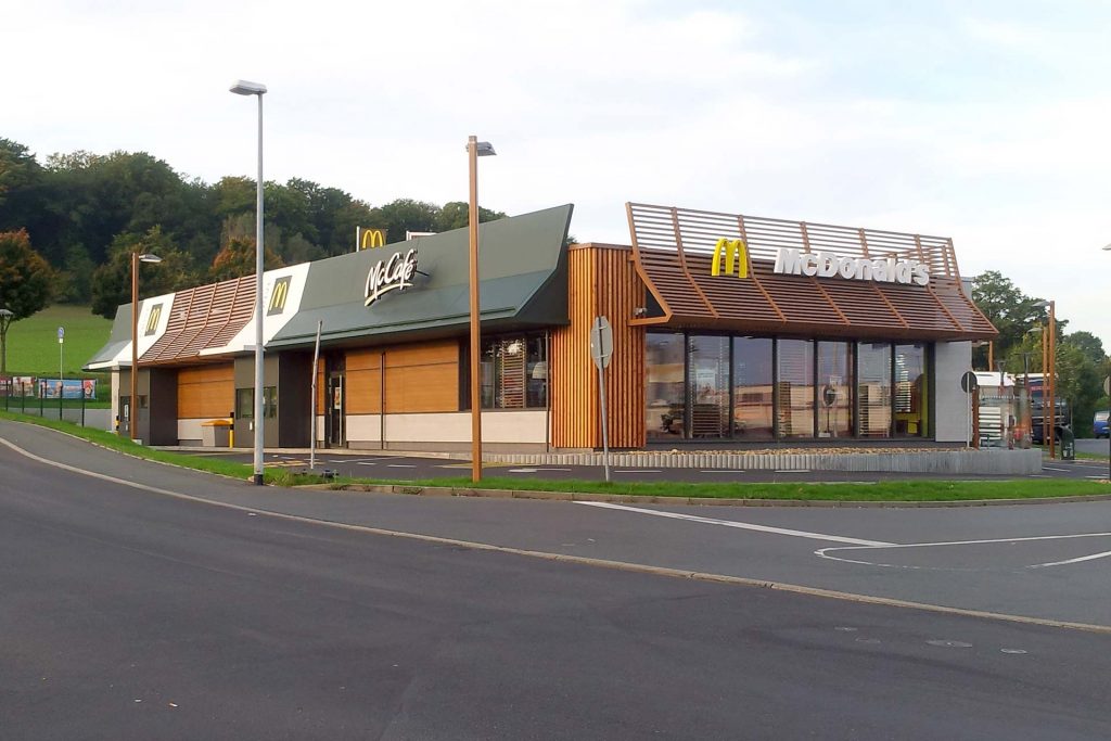 Neubau McDonald's Restaurant Dresden-Weißig